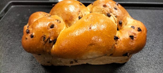 Brioche pépites de chocolat